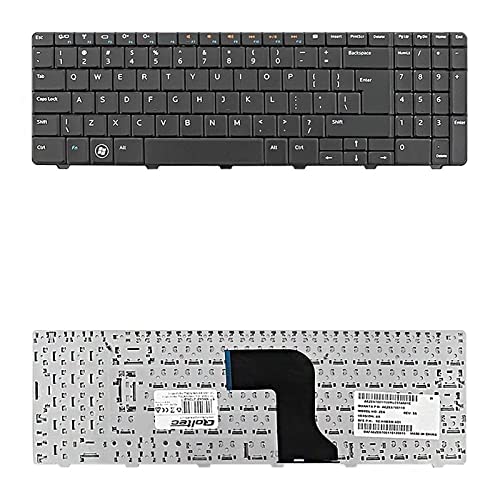 WISTAR Laptop Keyboard Compatible for Dell Inspiron 15R N5010 5010 M501R M5010 M5010R 15VD 1308 15VD-1318 Part/No : NSK-DRASW, V110525AS, 09GT99, 90.4EM07.S01 KBD0012